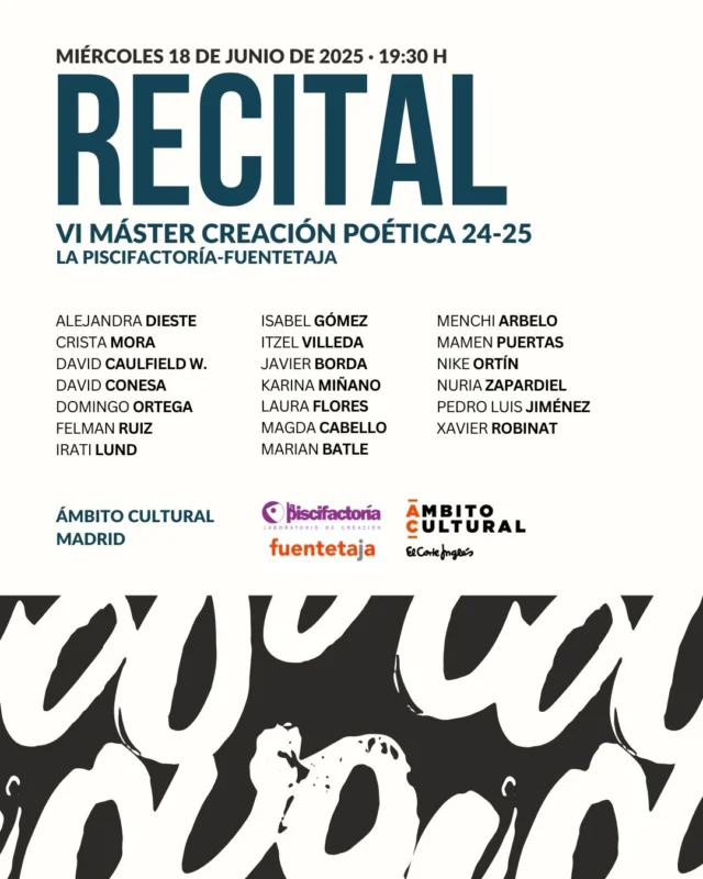 la formación, queridos locos, no es un mapa. 
es más un pez eléctrico en un barreño de oro. 
un rayo con gafas. un café que habla griego. 

formarse —¡formarse!— es convertir ideas en plastilina en llamas. 
y 
si hablamos de poesía, 
que es al fin y al cabo
de lo que hay que hablar,
formarse viene a ser
como abrir el reloj para oír cómo suena el tiempo, 
pedirle al viento que se calle un momento, suspender el sentido para abrir una lata de supercherías con un cuchillo atómico.

ay, esto de la formación creativa es un juego muy serio. 
entra un alumno 
y sale un alquimista con rima en las mejillas.

y no lo digo yo, 
lo dice nicéforo kleist, poeta búlgaro y panadero: 
"cuando un poeta parpadea distinto, el abismo se aclara un poco más"

eso se busca: 
oídos que parpadeen distinto, 
silencios que se escuchen mejor, 
poemas que no le tengan miedo a las arañas.

enseñar es amar más
el conocimiento ajeno
que el propio. 
es amar 
inconmensurablimemilmísimamente. 

porque la estrella danzante que todos guardamos en el hombro derecho
solo empieza a brillar
cuando alguien que no somos precisamente nosotros
deja de imitar 
y empieza
a 
imaginar.

@taller_escritura_fuentetaja @laboratoriodecreacion #PoesíaViva 
#FormaciónCreativa #PoetasEnProceso 
#TallerDePoesía #PlastilinaEnLlamas #AprenderJugando #ArteYEducación #PoesíaContemporánea #CreaciónColectiva